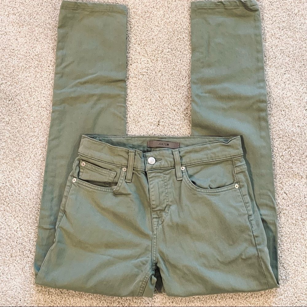 Joe’s Jeans Slim Fit Straight‎ Light Green Jeans 29